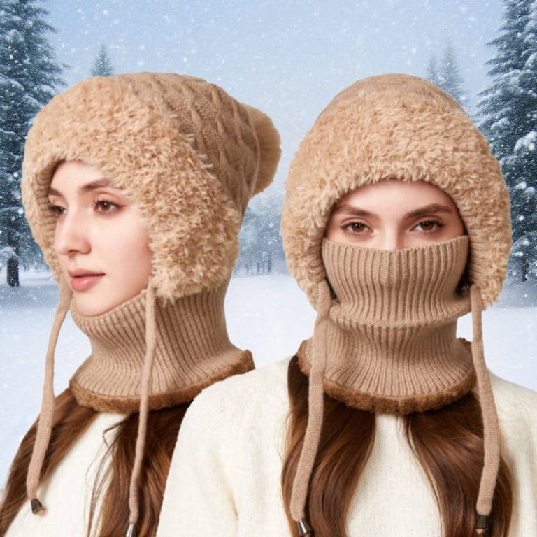ChaoLingNeng 3 in 1 Beanie Hat with Scarf and Mask, 3 in 1  display picture 2