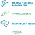 thumbnail image 4 of Live Clean Baby Tearless Shampoo & Wash, Perfume Free, 300 mL, 4 of 5