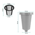 thumbnail image 3 of GoldTone Brand Reusable #4 Cone Coffee Filter fits Moccamaster Coffee Makers and Brewers. BPA-Free, 3 of 4