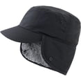 thumbnail image 1 of 1 gorro de esquí de invierno con protección auditiva para hombre, gorro de invierno con visera y orejeras cálidas, gorra de béisbol de piel sintética., 1 of 6