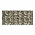 thumbnail image 1 of Botanical Gym Towel, Vintage Design Summer Flourishes Petals Buds Spring Meadow, One-Sided Quick Dry Microfiber for Beach Fitness & Swimming, 60" x 30", Charcoal Grey and Multicolor, by Ambesonne, 1 of 2