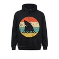 thumbnail image 2 of Sudadera con capucha de estilo retro con estampado de tiburón y aleta de tiburón para mujer, sudaderas de manga larga de verano de alta calidad, ropa deportiva acogedora, 2 of 5