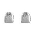 thumbnail image 4 of Bolsas de regalo para dulces Bearachild ecológicas y prácticas color gris 2Conjunto, 4 of 6