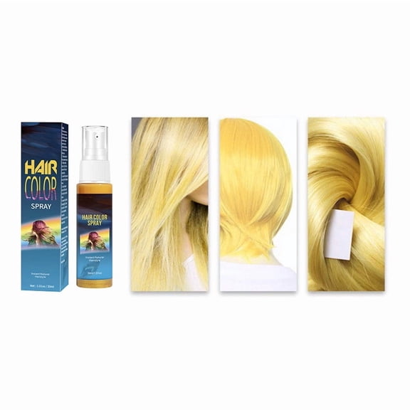 HHBEAUTY Temporary Hair Color Spray for Women Men, One-off Hair Spray Dyeing Complementary Color , Washable Disposable Natural Hair Spray Hair Strong Style for Party
