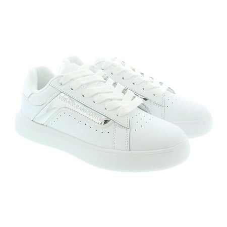 

Versace Jeans Couture White/Silver Court Fashion Lace Up Sneakers-7 for Womens