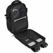 حقيبة ظهر SWISSGEAR Travel Tech Elite USB ScanSmart للكمبيوتر المحمول باللون الأسود