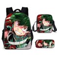 thumbnail image 1 of Set de mochila My Heros Academias Satchel Anime con impresión 3D para niños, 1 of 1