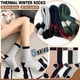 thumbnail image 3 of Botas térmicas EBMORE de lana Calcetines de invierno para mujer, 5 pares, 3 of 6