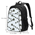 thumbnail image 5 of Wukai Sea Turtle Travel Laptop Backpack: Business Water-Resistant Bag with USB Charging Port, Ideal College Backpack for Men & Women, 5 of 6