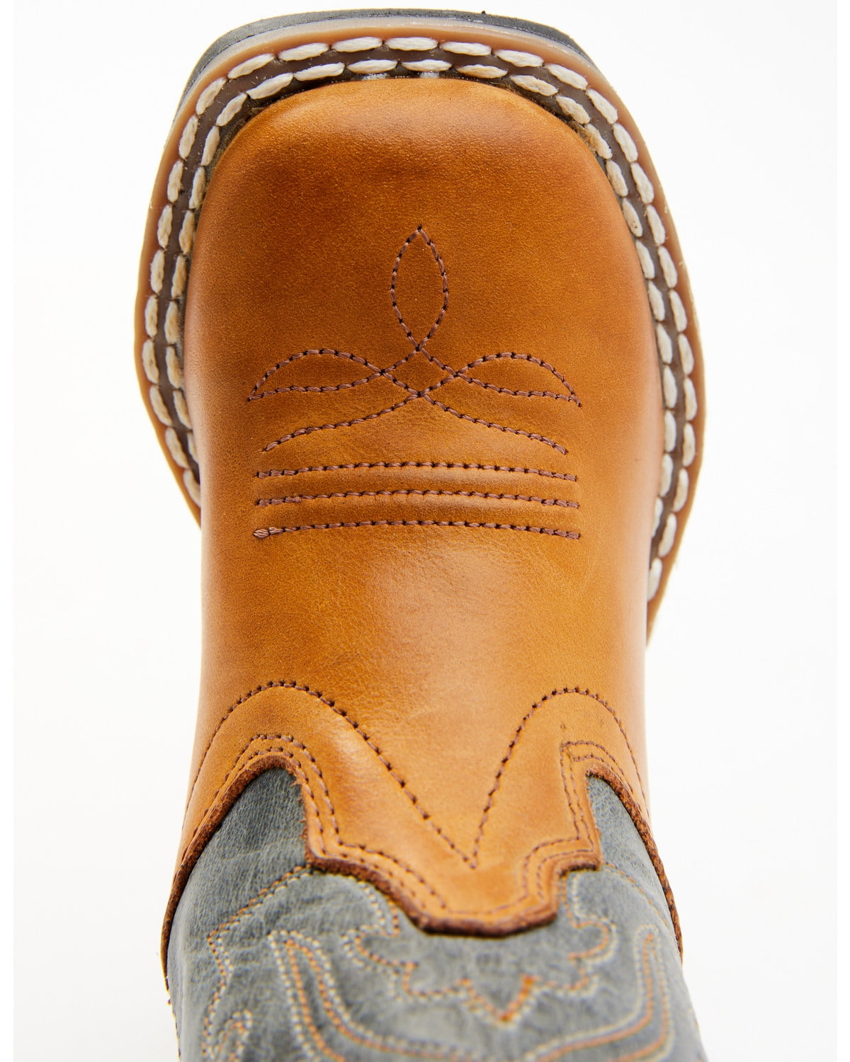 Cody James Toddler Boys Western Boot Square Toe Brown 8 D Walmart