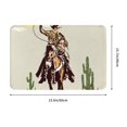thumbnail image 3 of Uemuo Vintage Cowboy Riding Horse Printed Door Mat Indoor Doormat 16"x24",Front Back Door Mats Non Slip Entrance Rugs,Inside Doormats for Entryway, 3 of 9