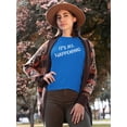 thumbnail image 2 of It's All Happening Women T-Shirt, Female Large, 2 of 4