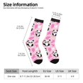 thumbnail image 2 of Daiia Funny Panda Draws A Heart Print Crew Socks – Soft Breathable Long Socks for Men & Women, Moisture-Wicking & Comfortable Daily Wear Socks, One-Size Fits Most (US 5-11), 2 of 6