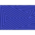 thumbnail image 1 of Ahgly Company Machine Washable Indoor Rectangle Transitional Bright Blue Area Rugs, 2' x 3', 1 of 7