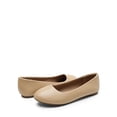 thumbnail image 3 of Flats Ballerinas Nude Sole-Simple para Mujer DREAM PAIRS Talla 7, 3 of 6