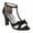 Black, variant on Kayla Heel Dress Sandals, Black, Size: 12