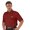 Burnt Red, variant on Monterey Club Men's Zone Tech Solid Golf Polo Shirt #1528