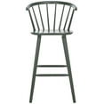 thumbnail image 2 of SAFAVIEH Blanchard Round Mid Back Bar Stool, Garden Green, 2 of 14