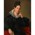 thumbnail image 3 of Franz Kadlik 20x24 Black Modern Framed Museum Art Print Titled - Marie Von Niebauer, Born Mozart (1804-1870) (Around 1835), 3 of 5