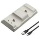 thumbnail image 1 of Cargador rápido inalámbrico para mando PlayStation 5 con conexión USB tipo C para joystick PS5 y accesorios para mando PS5, 1 of 6