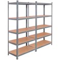 thumbnail image 1 of Gymax 72'' Heavy Duty Steel 5 Level Garage Shelf Metal Storage Adjustable Shelves Unit, 1 of 8