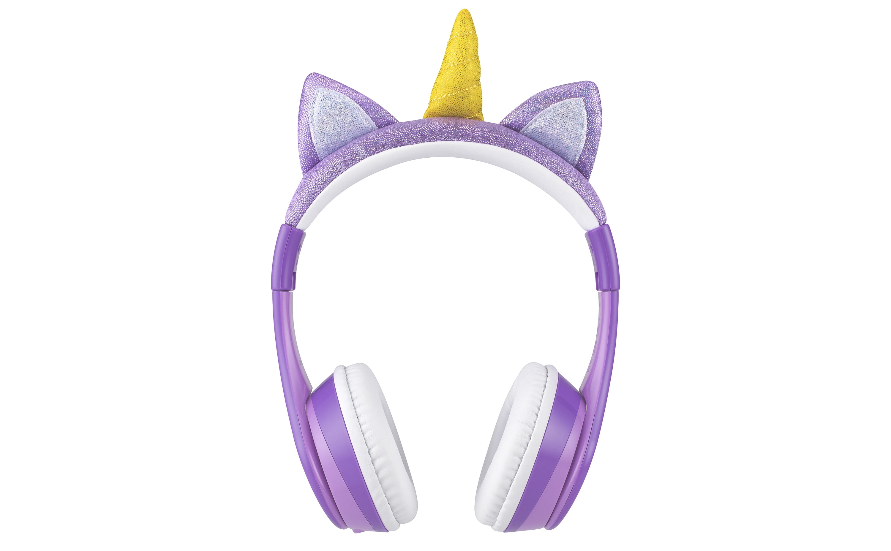 eKids Unicorn Academy Bluetooth Headphones, Wireless Headphones with Microphone Includes Aux Cord