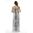 thumbnail image 3 of 21820-WB-XL Riviera Sun Summer Dresses Maxi Dress Sundresses for Women (3X, White / Black), 3 of 3