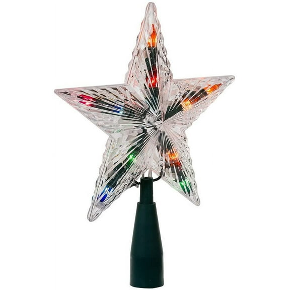 Kurt Adler Multi-Colored Crystal Star Treetop