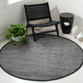 thumbnail image 2 of SAFAVIEH Montauk Kelsey Distressed Cotton Area Rug, Beige/Ivory, 6' x 6' Round, 2 of 8