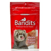Marshall Bandits Ferret Pet Treat Bacon Fresh Protein 3 oz.