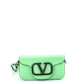 thumbnail image 1 of Pre-Owned VLogo Flap Shoulder Bag Leather Mini By Rebag, 1 of 7