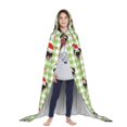 thumbnail image 3 of Honeii Christmas Hat French Bulldog Print Poncho Cape, Cloak Coat, Snuggly Hooded Wearable Blanket, Hooded Cape For Teenagers,Halloween Costumes-Medium, 3 of 7