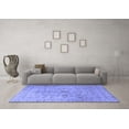thumbnail image 3 of Ahgly Company Indoor Round Persian Blue Traditional Area Rugs, 5' Round, 3 of 4