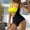 Yellow, variant on UTSJKR Women's Textured One Piece Swimsuit Colorblock Sexy Cutout Tummy Control Bathing Suit Slimming Push Up Padded Swimwear Orange M