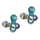 thumbnail image 1 of 2 pares 9/10/11/12 bicicleta ciclo cadena que enlace 11 es de colores Sunnimix conector de cadena de bicicleta, 1 of 8