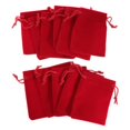 thumbnail image 1 of Bolsas de terciopelo Gloria 2X Envoltorio de Pulseras 7x9cm Rojo, 1 of 9