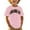 Pink, variant on Boys Girls Printed Casual Sports Top Comfortable Loose Fit Cute Short Sleeved T Shirt Children Activewear Kids Loose Fit Basic Tees