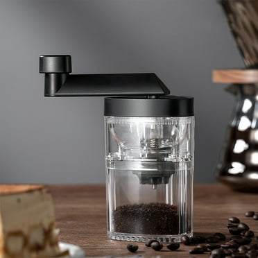 Summer Clearance! Uhuya Manual Coffee Grinder- Stainless Steel Grinder, Easy To Carry and Coffee Powder of The Thickness Can Be Adjusted, Suitable for Office, Home Kitchen and Camping Black