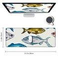 thumbnail image 2 of Mouse Pad,Fishs Mouse Pad, Mouse Mat Square Mouse Pad Non-Slip Rubber Base MousePads for Office Laptop 31.5 * 11.8 inches, 2 of 6