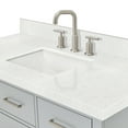 thumbnail image 7 of Ariel W048scqrvo Hutton 48" Wall Mounted Single Basin Vanity Set - Grey / Carrara White, 7 of 7