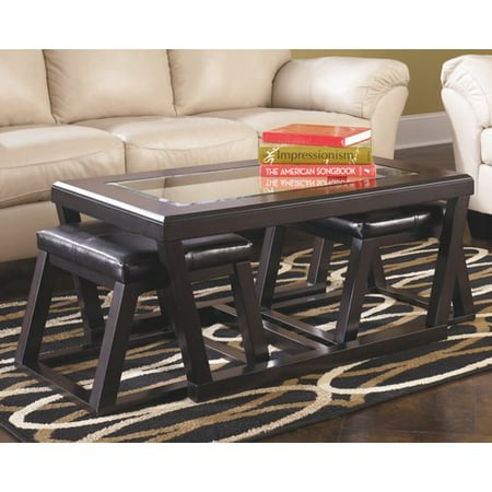 Laude Run Parodi Coffee Table With 2 Nested Stool Set Of 3 Laude Run Parodi Coffee Table With 2 Nested Stool Set Of 3