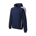 thumbnail image 5 of Sport-Tek Sleeve Stripe Pullover Hooded Sweatshirt-S (True Navy/ White), 5 of 6