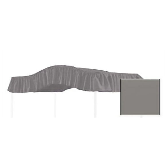 Canopy Drape Curtain - Crib Size - Solid Gray - Perfect to use on Your Existing Canopy Frame