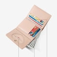 thumbnail image 6 of Lady Women PU Leather With Zipper Multiple Card Slots Coin Purse Money Clip Short Bear Wallet Small Purse Money Bags WHITE, 6 of 8
