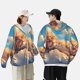 thumbnail image 4 of Balery Cloud Sleeping Cat Sudadera ligera de manga larga con capucha y protección solar UPF 50+ para hombre y mujer, ideal para pesca y running-Medium, 4 of 7