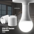 thumbnail image 4 of Tsuinz GU24 to E27 E26 Light Bulb Socket Adapter Screw Lamp Base Converter, 4 of 13