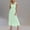 B22 Mint Green summer dresses for women clearance under $5, variant on Under $10 Cagogo Womens Summer Midi Tulle Dress Flowy Swing Sleeveless Smocked Cocktail Holiday Vacation Dress Square Neck Ruffle Tiered Trendy Beach Party Dresses