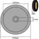 thumbnail image 3 of 2 x Lawn Mower Wheels 53 Teeth Drive Wheel for Husqvarnaa Electrolux, McCulloch, Rally and other lawn mowers, 3 of 5