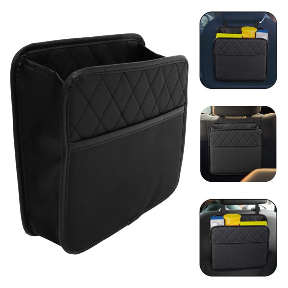 Phenofice Organisateurs de Siège Arrière de Voiture Noir Compact Lot de 1 pour Organiser