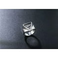 thumbnail image 6 of QQTDFG Men Amulet Ring Illuminati Eye of Providence Finger Pyramid Triangle Symbol-Silver Gold-9, 6 of 8